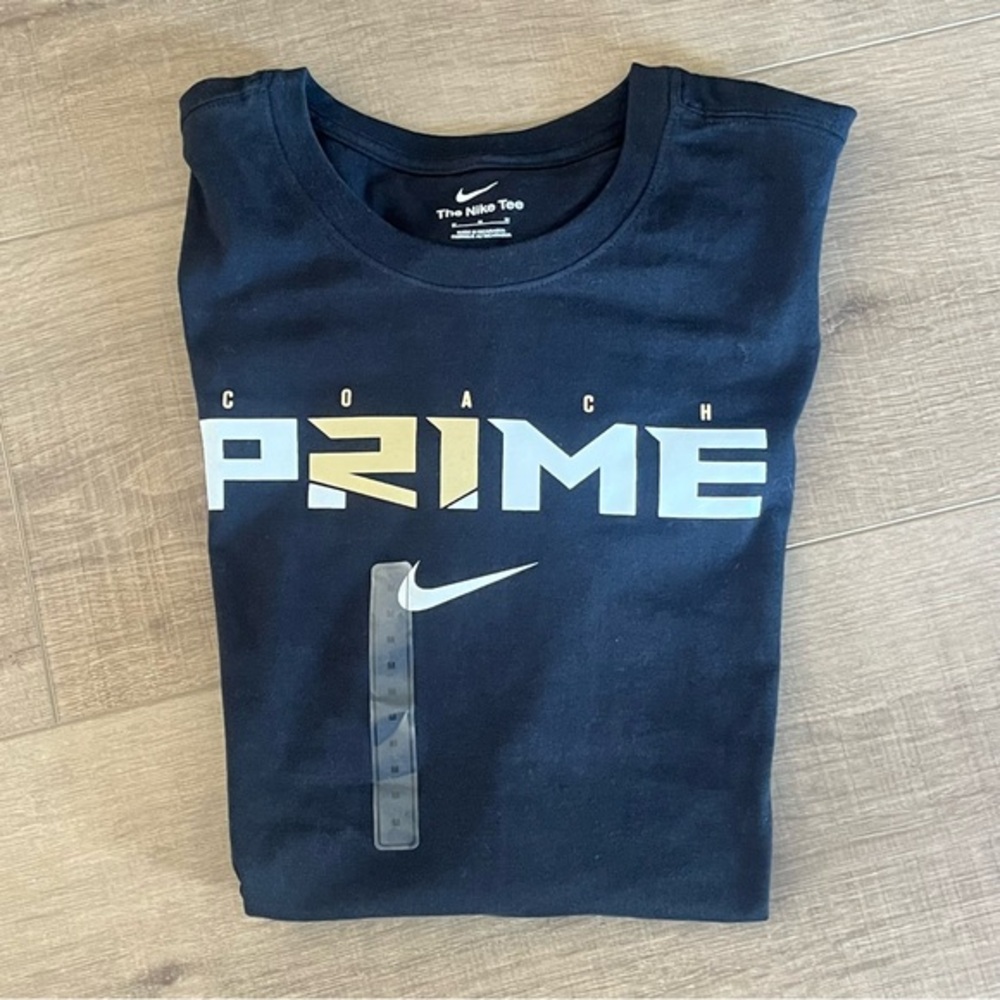 Nike‎ Men’s Coach Prime Black Core Cotton T-Shirt Size Medium NWT